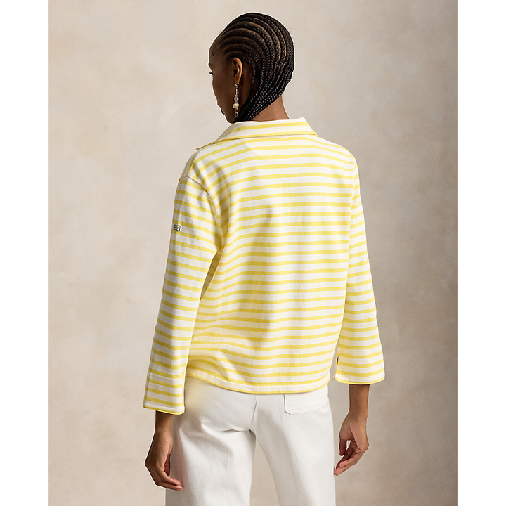 PRL  Striped Split-Placket Mariner Tee/Majica 211A12733001