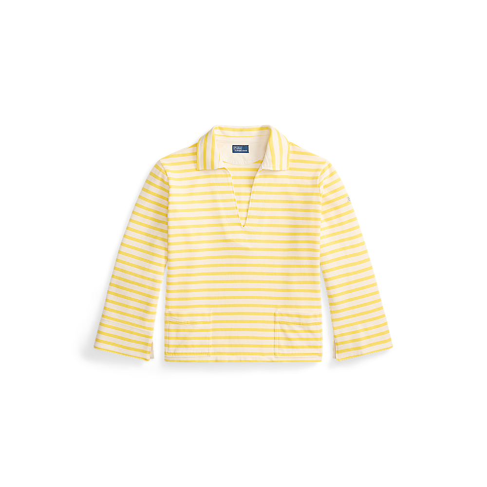 PRL  Striped Split-Placket Mariner Tee/Majica 211A12733001