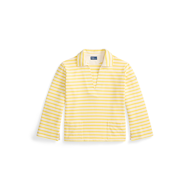 PRL  Striped Split-Placket Mariner Tee/Majica 211A12733001