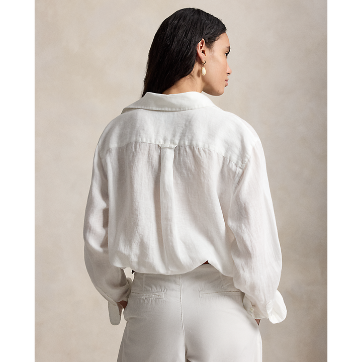 PRL Oversize Fit Big Pony Linen Shirt/Košulja 211A12786003