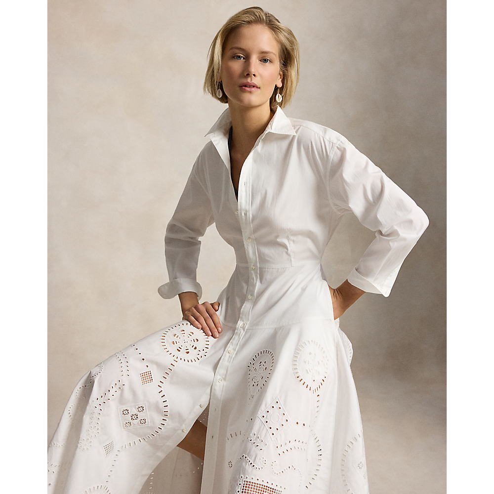 PRL Cotton Eyelet Shirtdress/Haljina 211A12925001