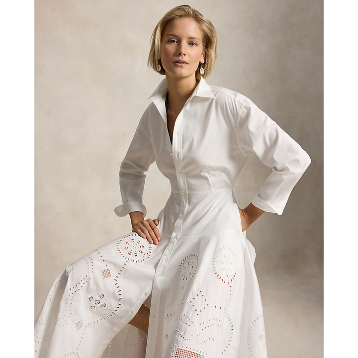 PRL Cotton Eyelet Shirtdress/Haljina 211A12925001