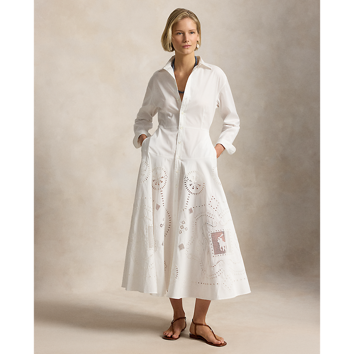 PRL Cotton Eyelet Shirtdress/Haljina 211A12925001