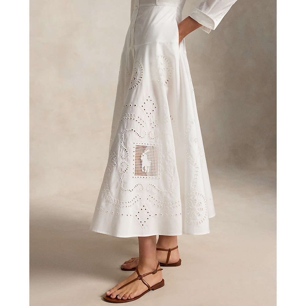 PRL Cotton Eyelet Shirtdress/Haljina 211A12925001