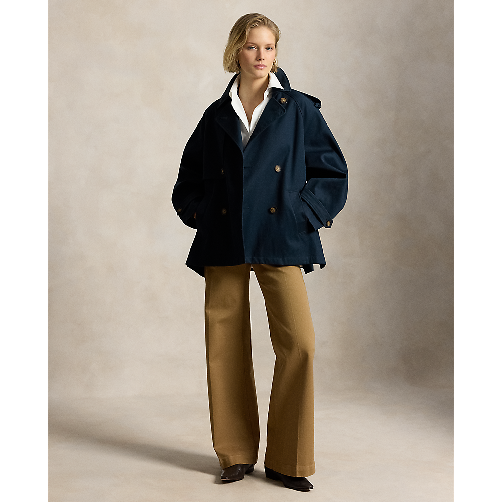 PRL Cotton Twill Balloon Trench Coat/ Baloner 211A93313002