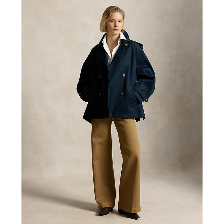 PRL Cotton Twill Balloon Trench Coat/ Baloner 211A93313002