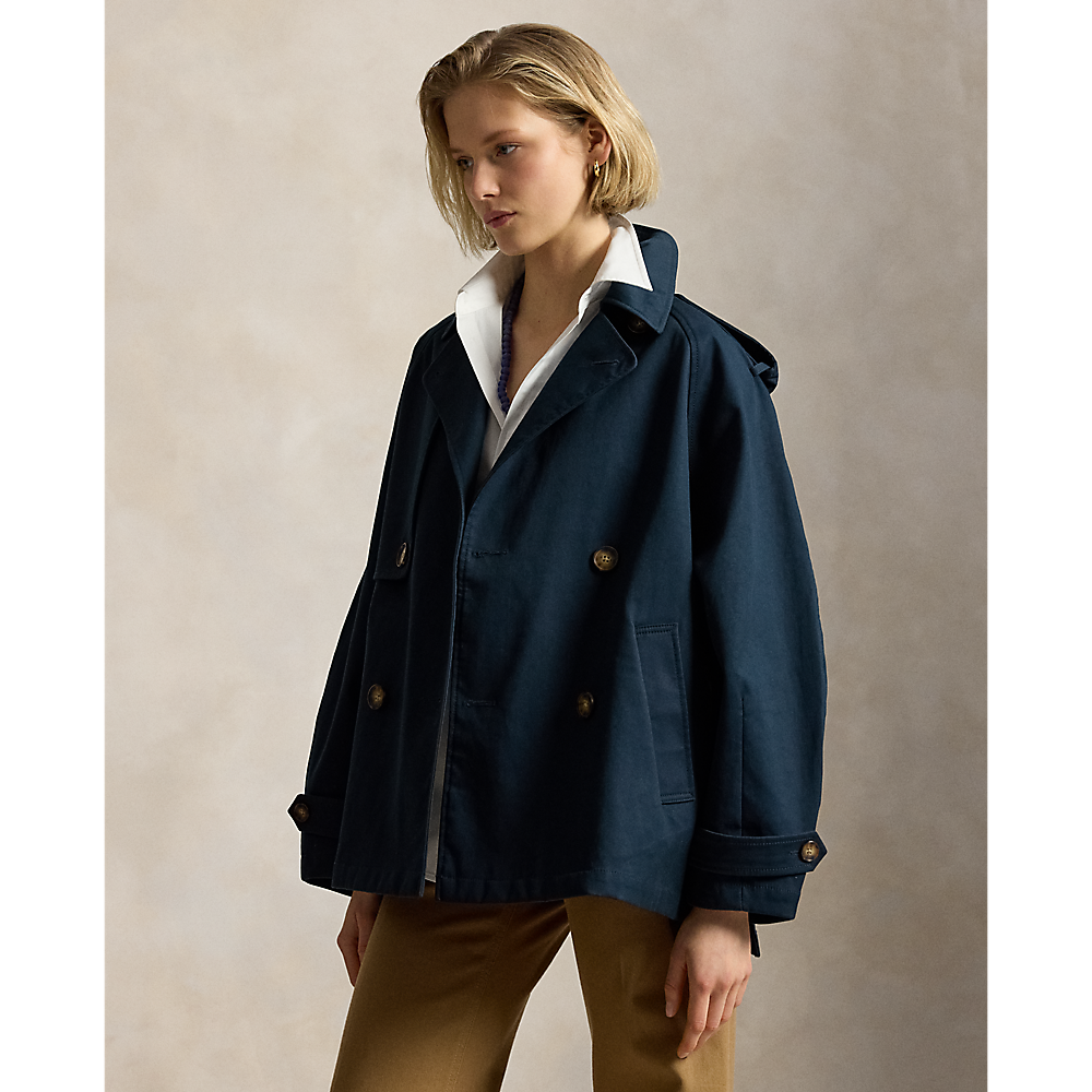 PRL Cotton Twill Balloon Trench Coat/ Baloner 211A93313002