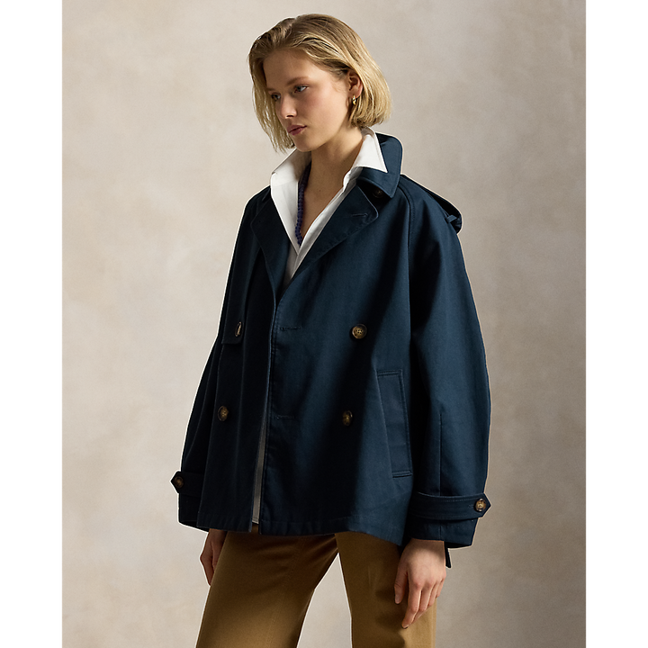 PRL Cotton Twill Balloon Trench Coat/ Baloner 211A93313002