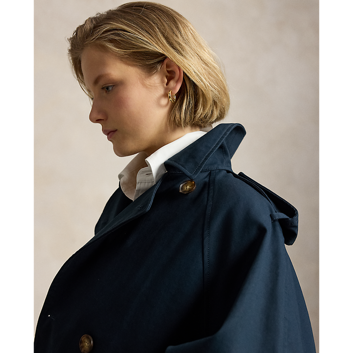 PRL Cotton Twill Balloon Trench Coat/ Baloner 211A93313002