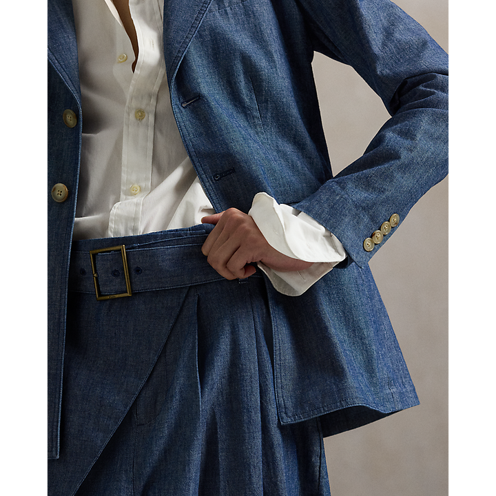 PRL Single-Breasted Chambray Blazer/Sako 211A96197001