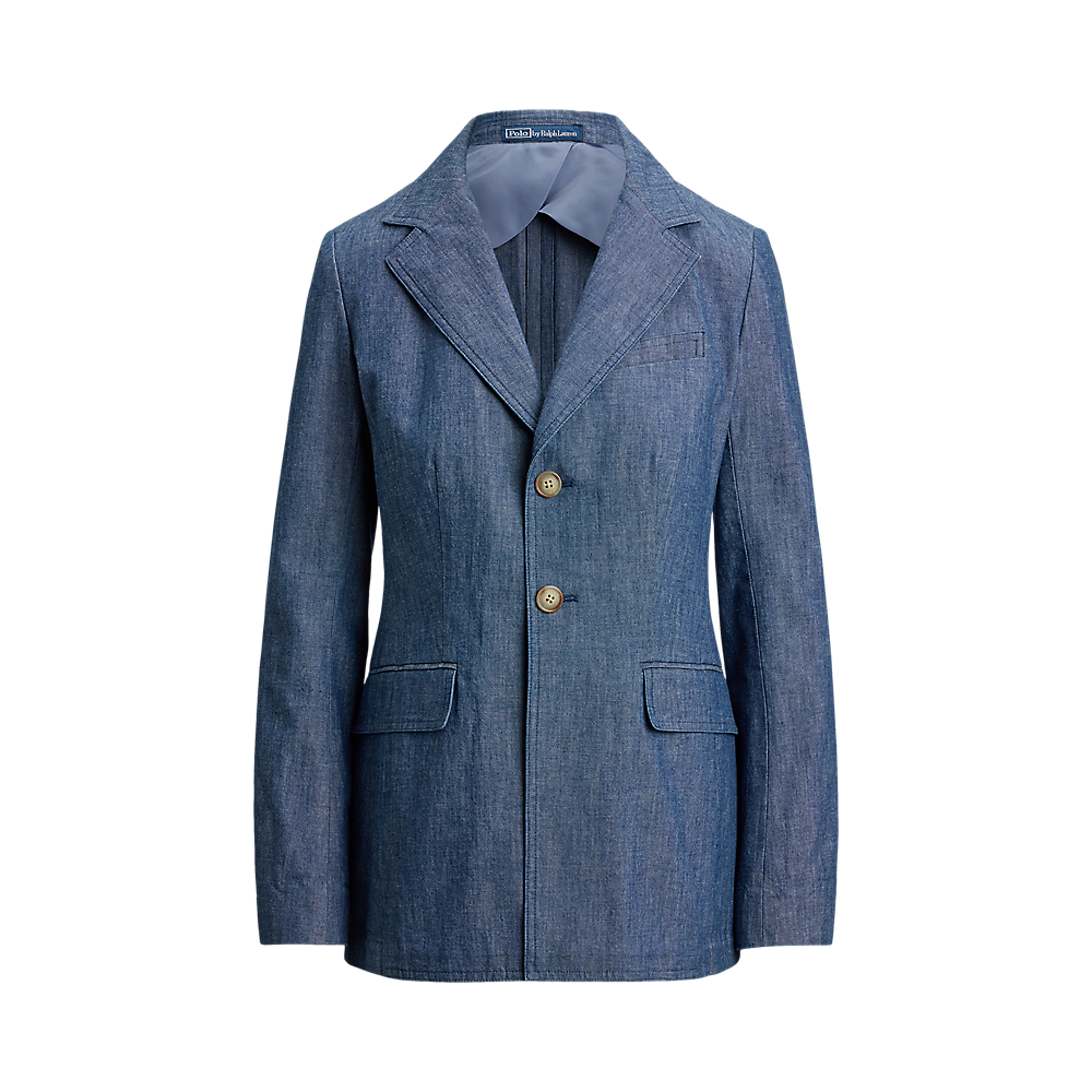PRL Single-Breasted Chambray Blazer/Sako 211A96197001