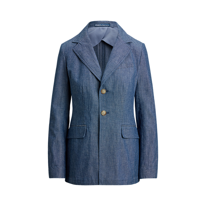 PRL Single-Breasted Chambray Blazer/Sako 211A96197001