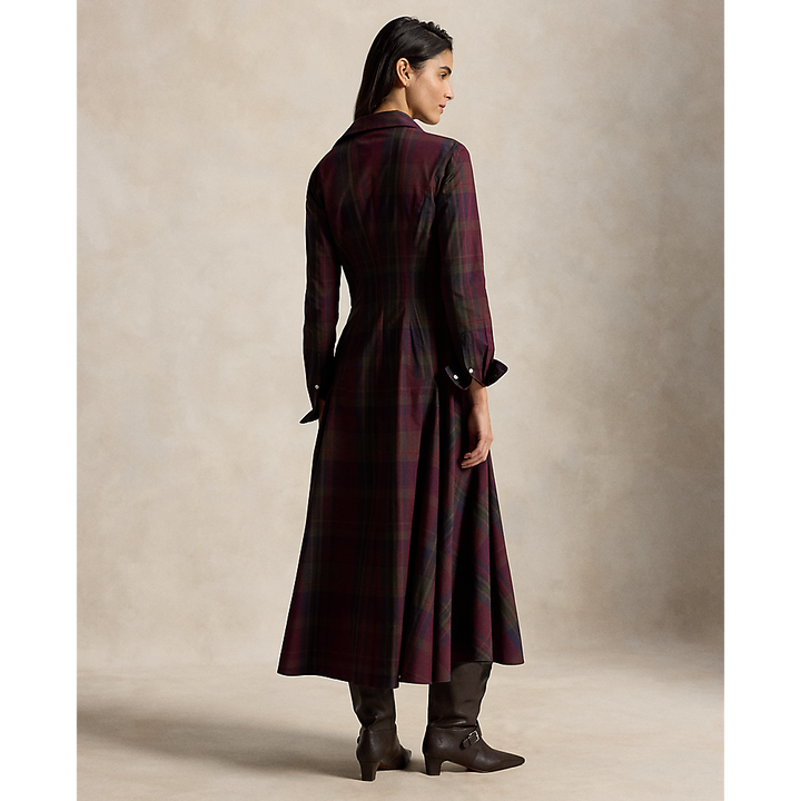 PRL Plaid Cotton-Blend Shirtdress/Haljina 211B17450001