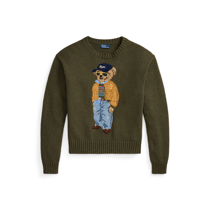 PRL Polo Bear Cotton Crewneck Sweater/Pulover 211B17762001
