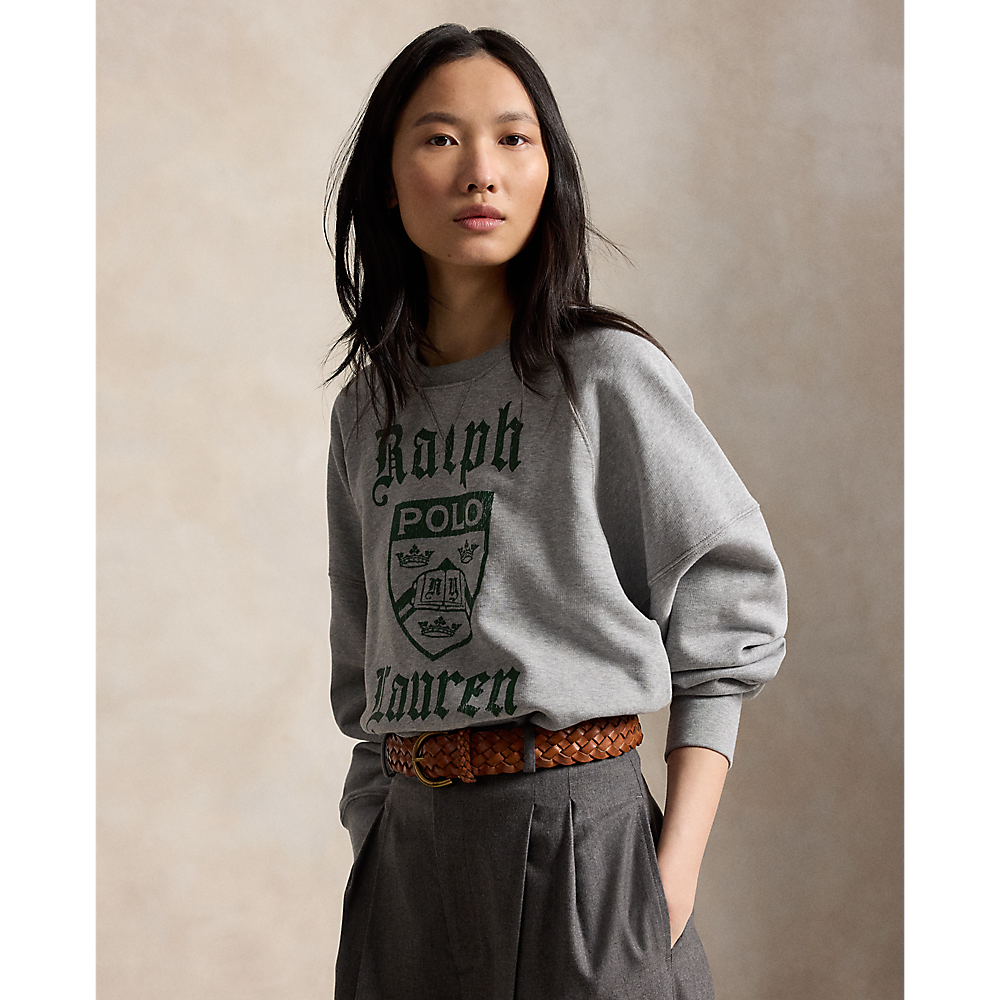 PRL PRL Crest Fleece Crewneck/Pulover 211B17790001