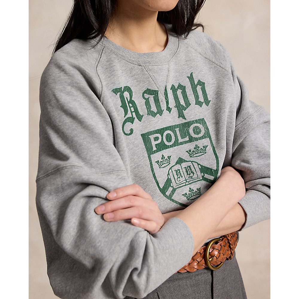 PRL PRL Crest Fleece Crewneck/Pulover 211B17790001