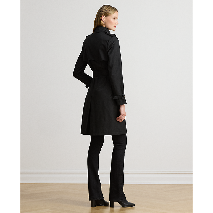 LRL Double-Breasted Cotton-Blend Trench Coat/Baloner 297967122001