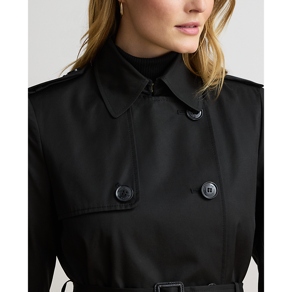 LRL Double-Breasted Cotton-Blend Trench Coat/Baloner 297967122001