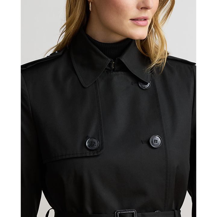 LRL Double-Breasted Cotton-Blend Trench Coat/Baloner 297967122001