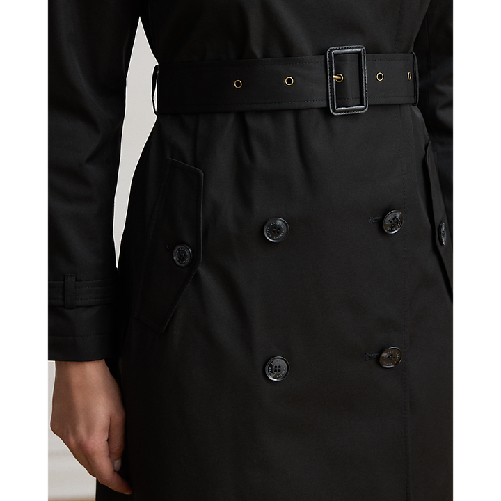 LRL Double-Breasted Cotton-Blend Trench Coat/Baloner 297967122001