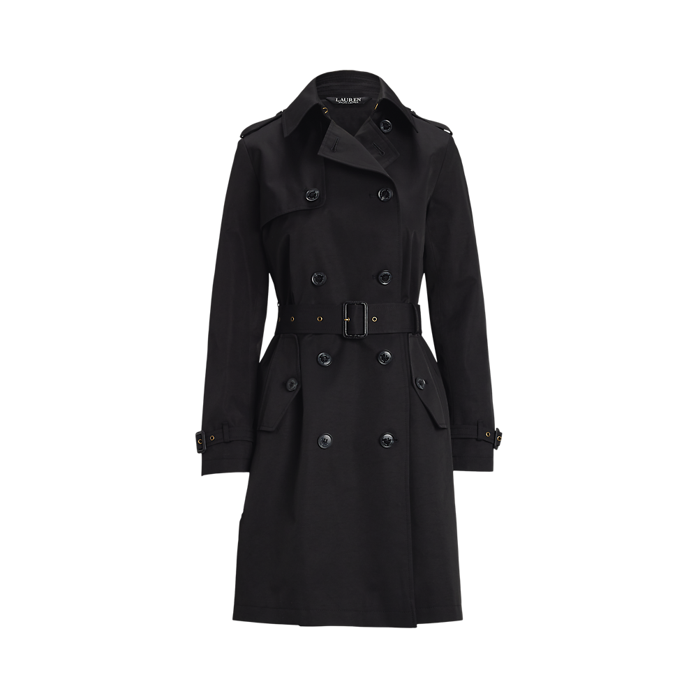 LRL Double-Breasted Cotton-Blend Trench Coat/Baloner 297967122001
