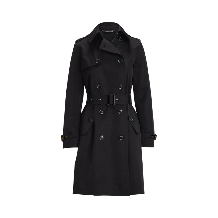 LRL Double-Breasted Cotton-Blend Trench Coat/Baloner 297967122001