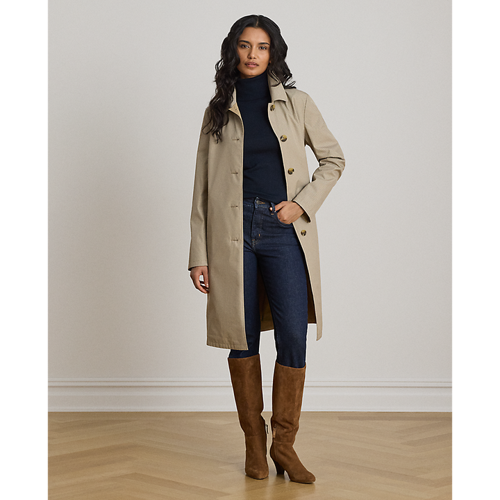 LRL Checked Reversible Balmacaan Coat/Baloner 297P18072001