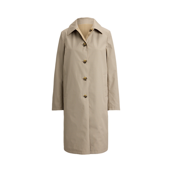 LRL Checked Reversible Balmacaan Coat/Baloner 297P18072001