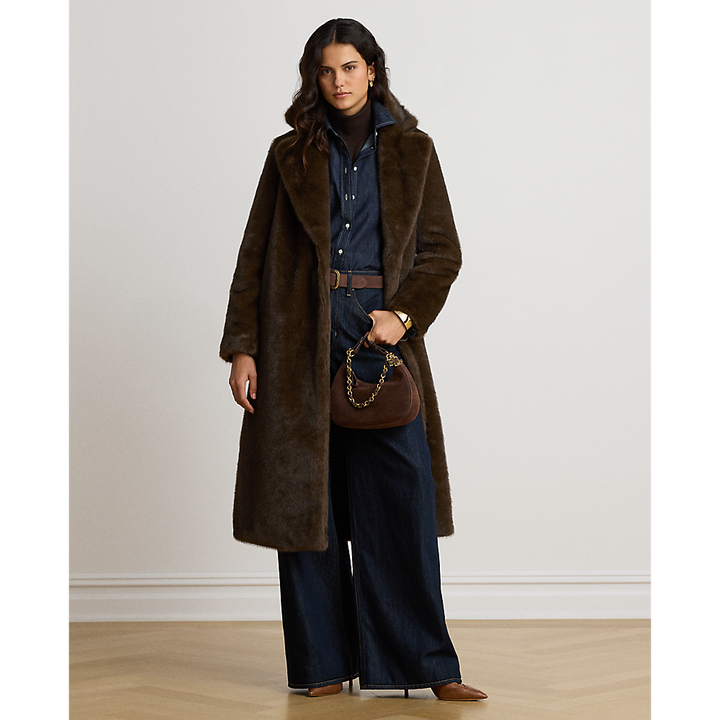 LRL Faux-Fur Reefer Coat/Jakna 297P23467001