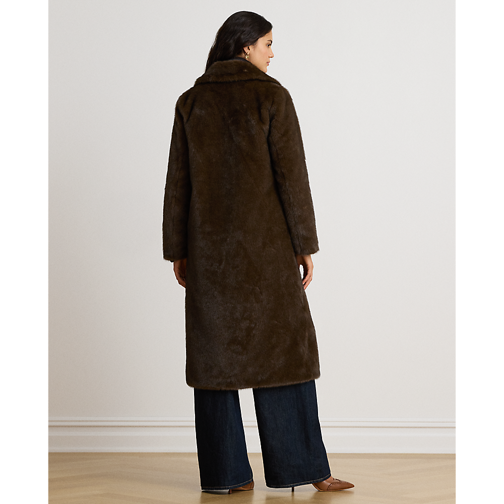 LRL Faux-Fur Reefer Coat/Jakna 297P23467001