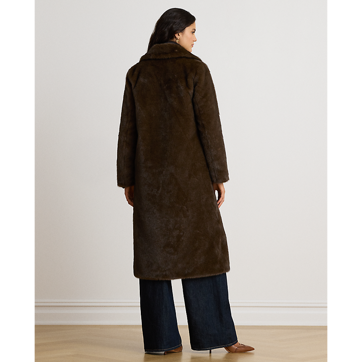LRL Faux-Fur Reefer Coat/Jakna 297P23467001