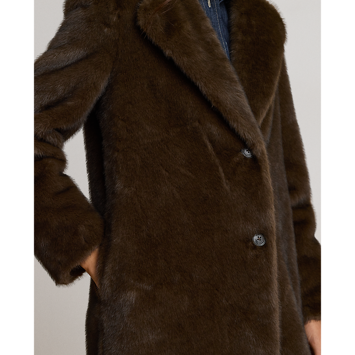 LRL Faux-Fur Reefer Coat/Jakna 297P23467001