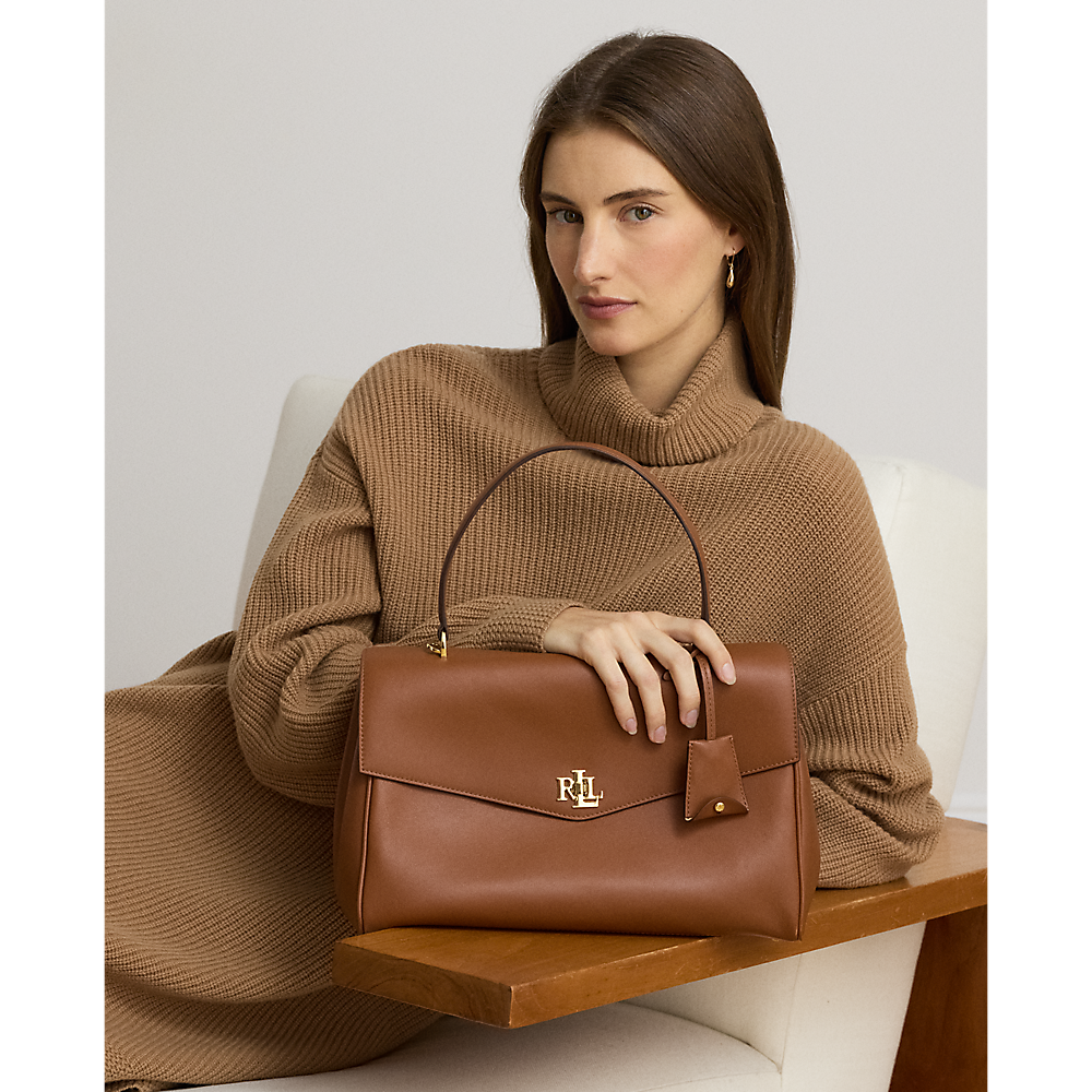 LRL Nappa Leather Medium Farrah Soft Satchel/Torba 431P11738001