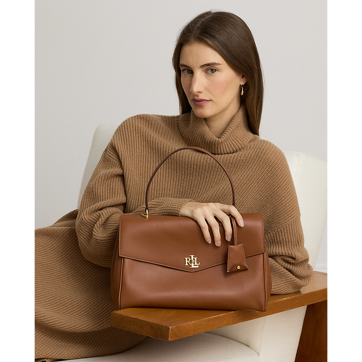 LRL Nappa Leather Medium Farrah Soft Satchel/Torba 431P11738001