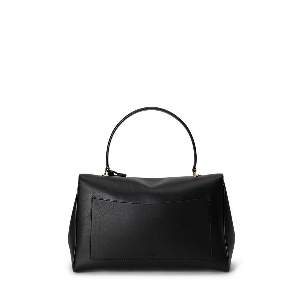 LRL Nappa Leather Medium Farrah Soft Satchel/431P11738002
