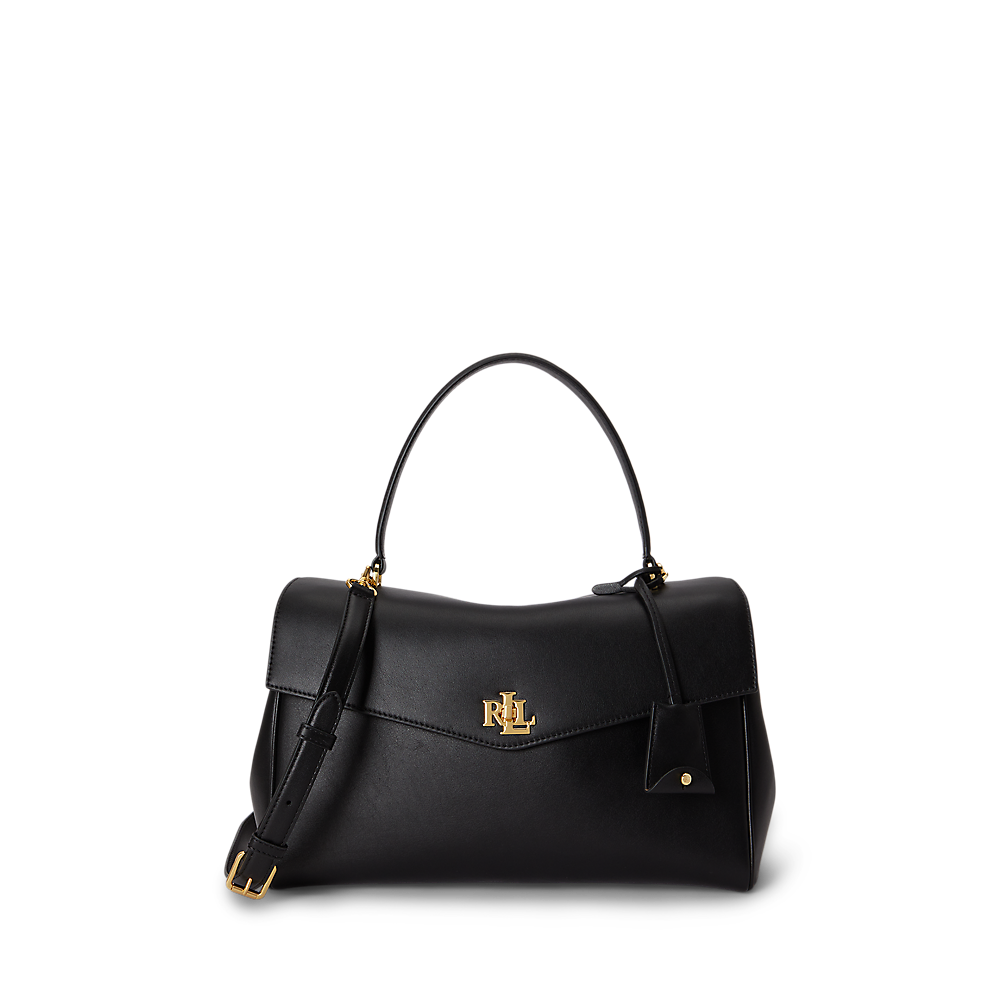 LRL Nappa Leather Medium Farrah Soft Satchel/431P11738002