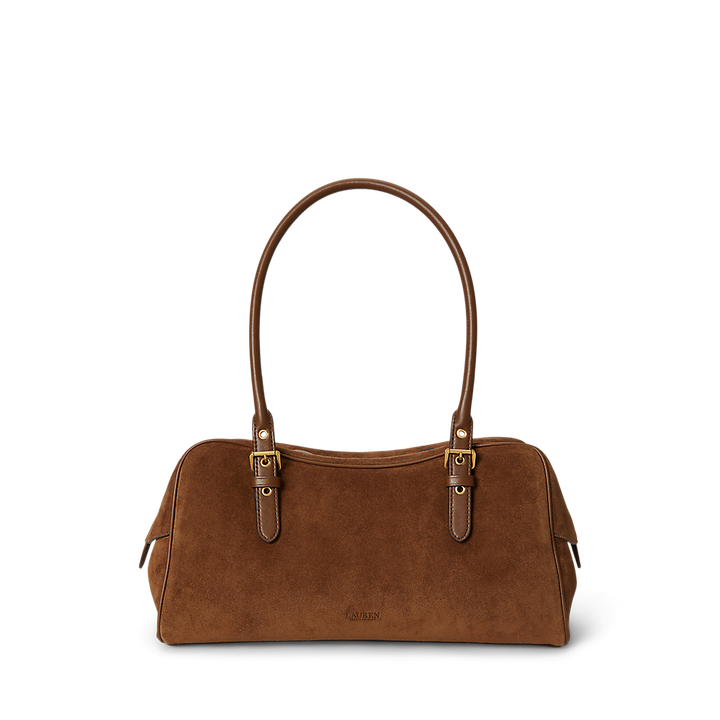 LRL Suede Large Marcy Zip Satchel/Torba 431P11777001
