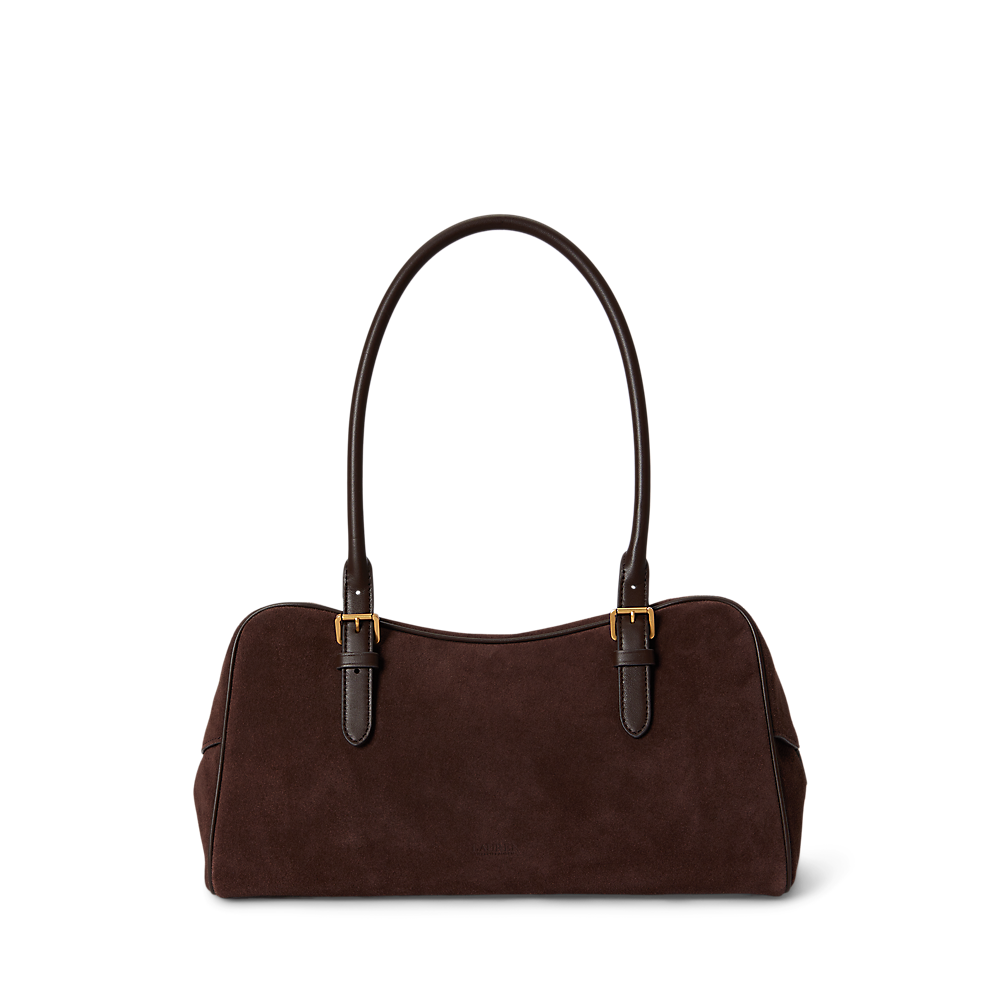 LRL Suede Large Marcy Zip Satchel/Torba 431P15643004