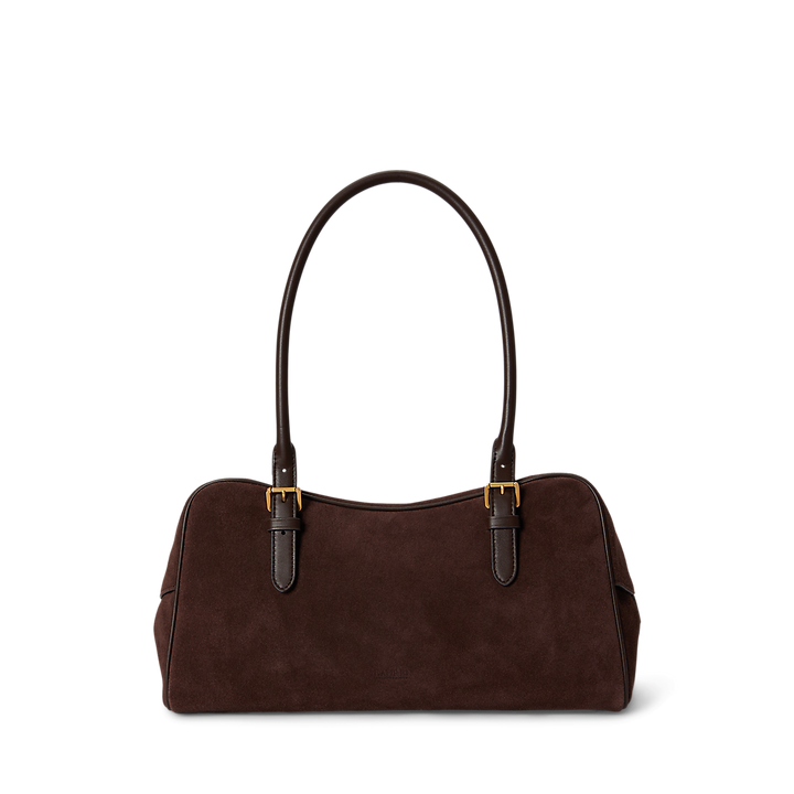 LRL Suede Large Marcy Zip Satchel/Torba 431P15643004