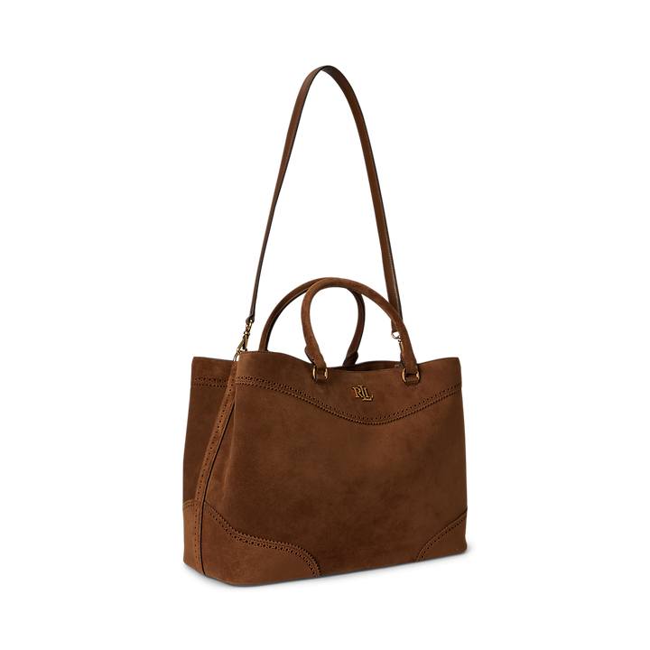 LRL Perforated Suede Large Marcy Satchel/Torba 431P15645001