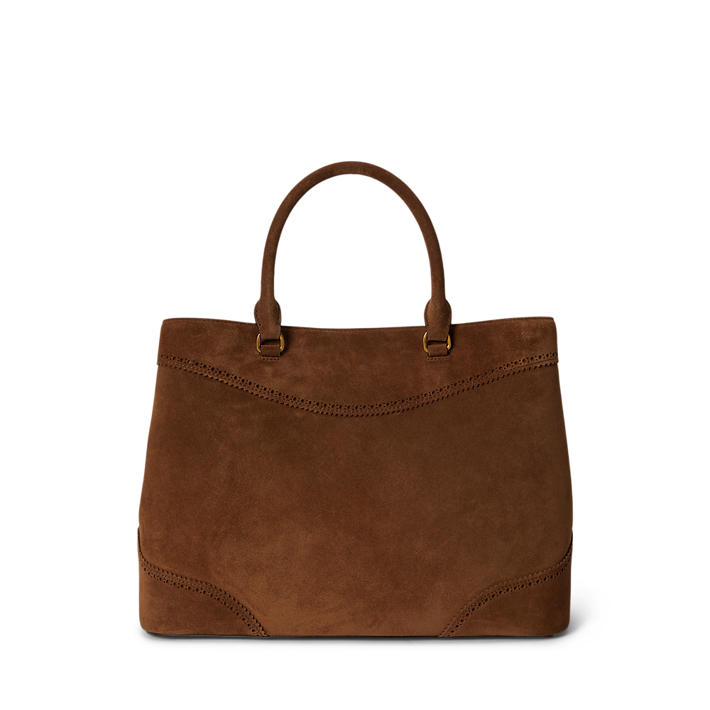 LRL Perforated Suede Large Marcy Satchel/Torba 431P15645001