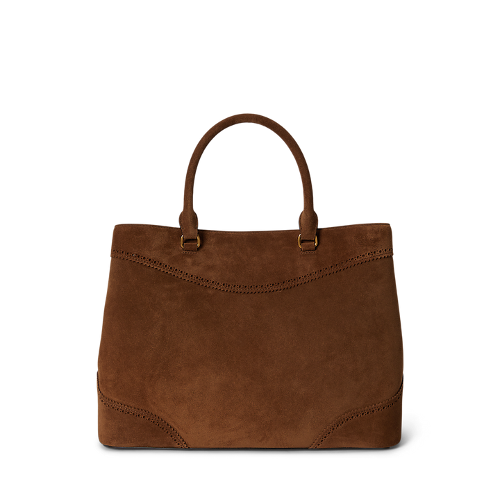 LRL Perforated Suede Large Marcy Satchel/Torba 431P15645001