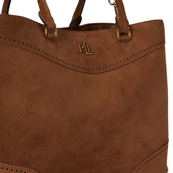 LRL Perforated Suede Large Marcy Satchel/Torba 431P15645001