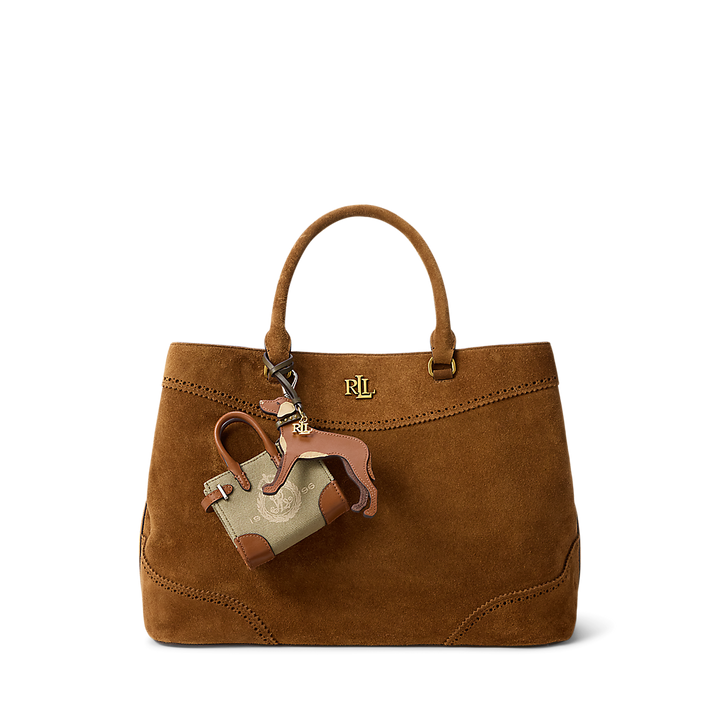 LRL Perforated Suede Large Marcy Satchel/Torba 431P15645001