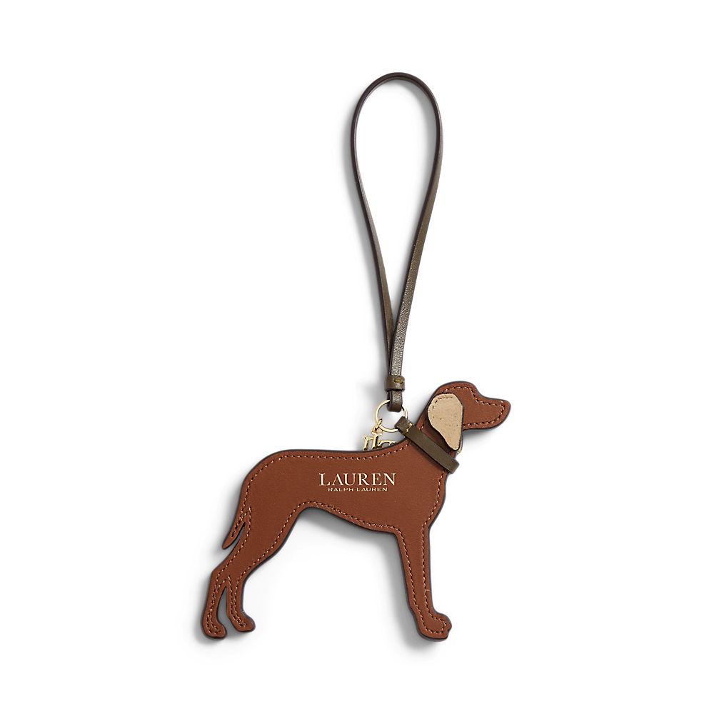 LRL Suede-Trim Leather Vizsla Charm/Privjesak 432P15686001