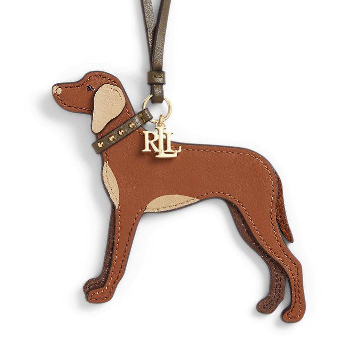 LRL Suede-Trim Leather Vizsla Charm/Privjesak 432P15686001