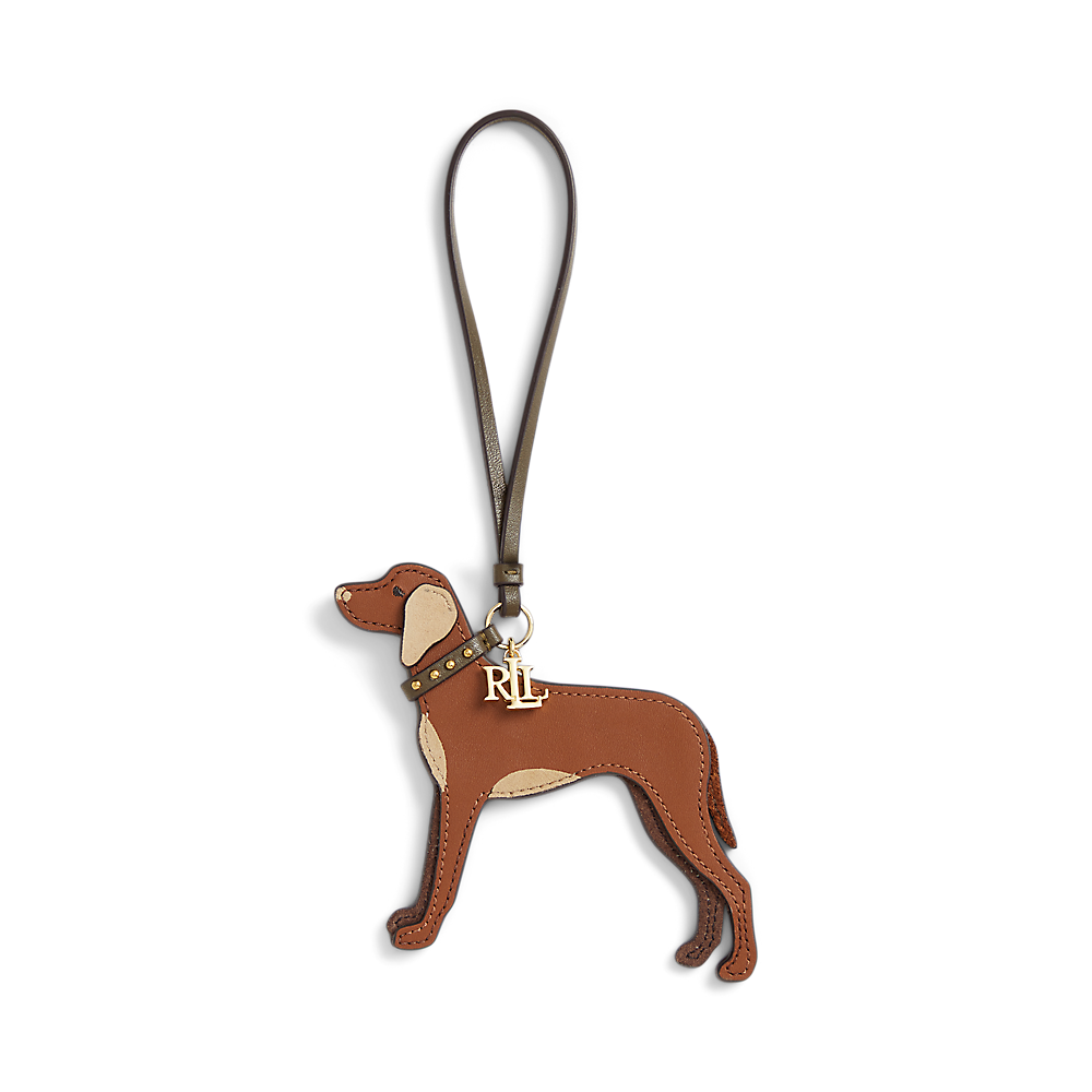 LRL Suede-Trim Leather Vizsla Charm/Privjesak 432P15686001