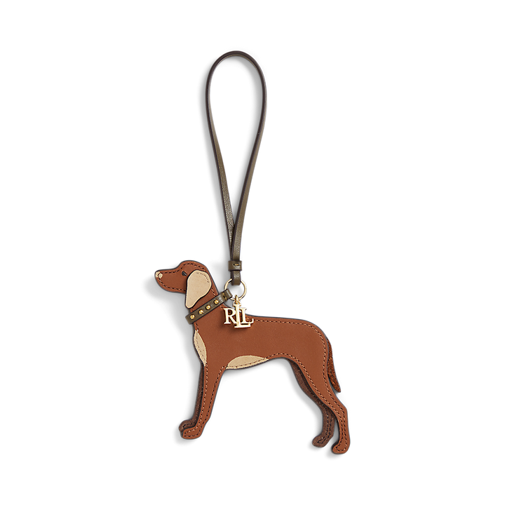 LRL Suede-Trim Leather Vizsla Charm/Privjesak 432P15686001