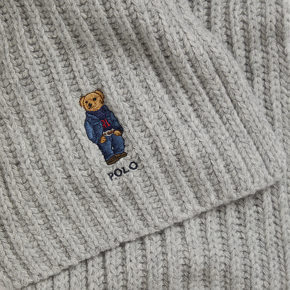 PRLPolo Bear Rib-Knit Scarf/ Šal 455931877004