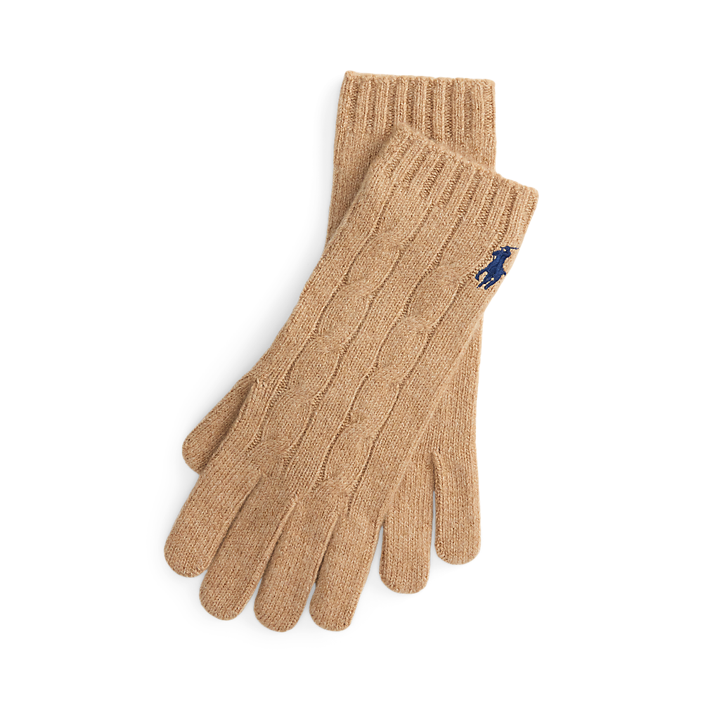 PRL Cashmere Classic Cbl/Rukavice 455981440003
